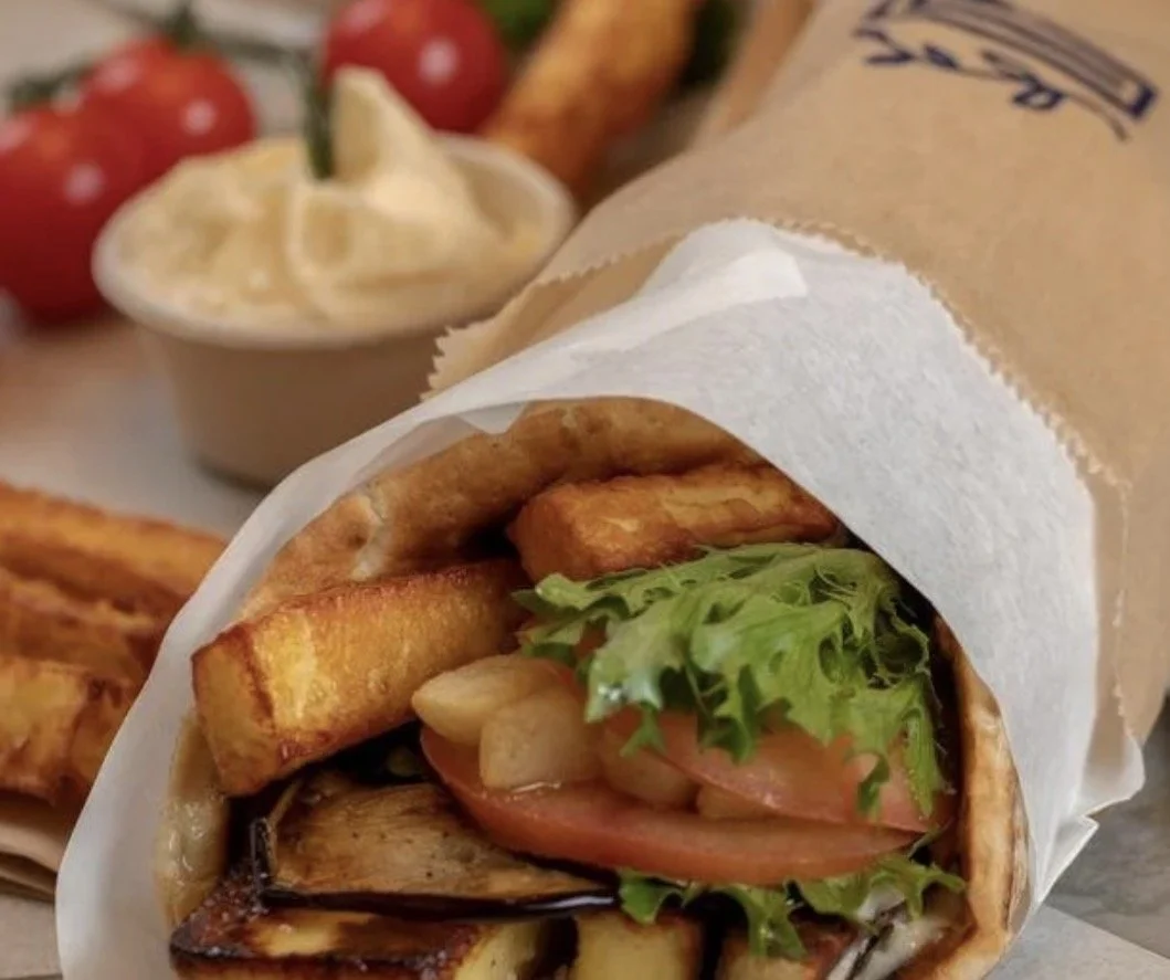 Zeta souvlaki wrap